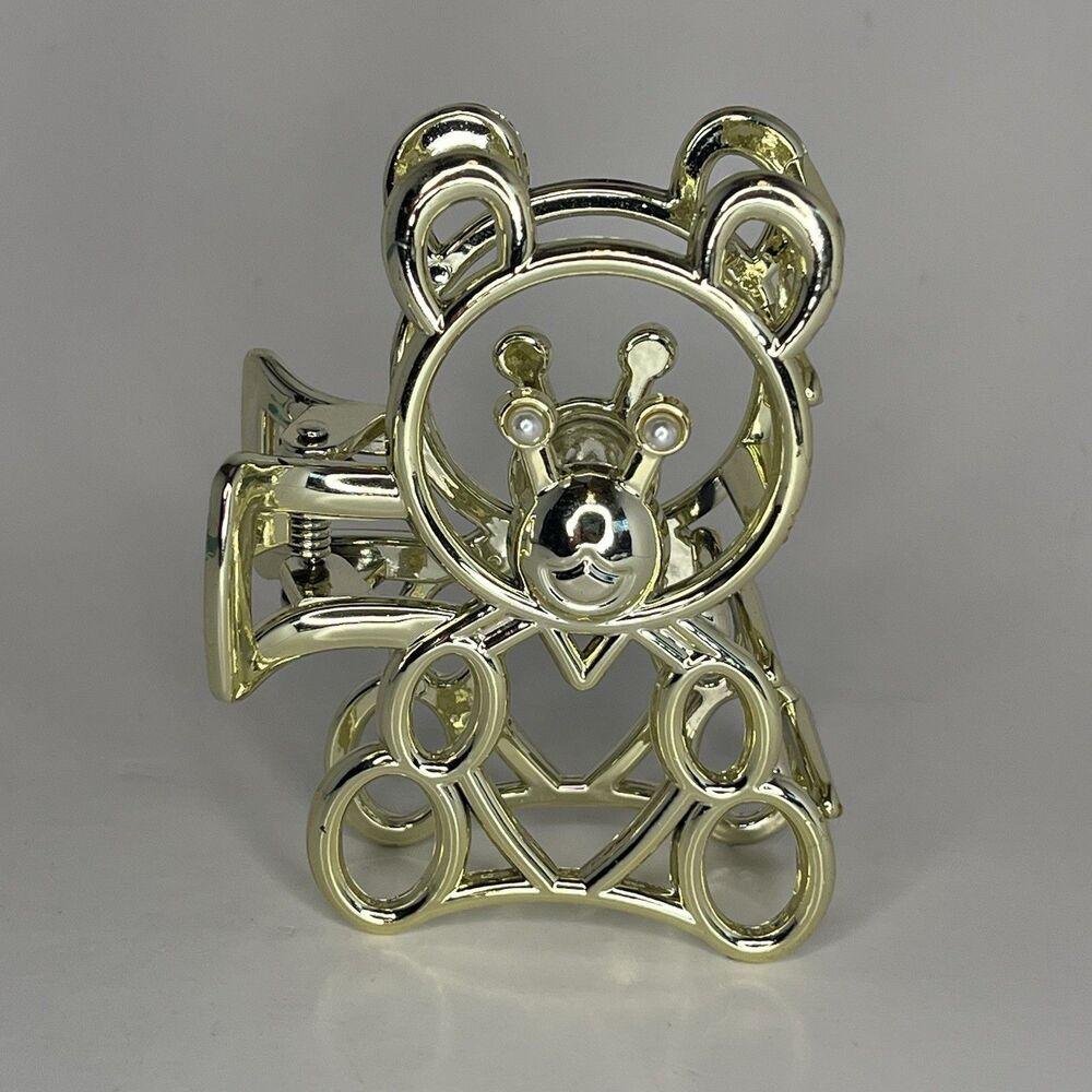 Hair Claw Clips for Women Gold Bear Claw Clip - Pre-owned